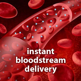 Instant bloodstream delivery of colloidal silver